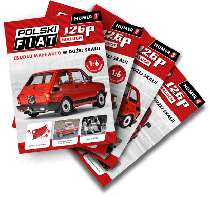 Hachette - Kolekcja Polski Fiat 126p - okładki numerów
